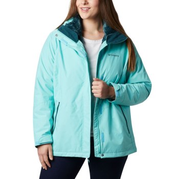 Columbia Jas Dames, Bugaboo II Fleece Interchange Plus Size LichtTurquoise, 61NKJXREW